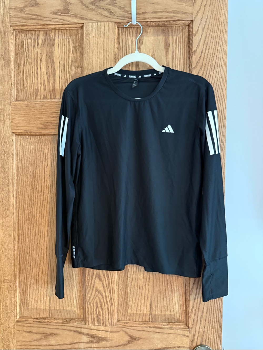Adidas Women’s Black Long-Sleeve Performance Tee